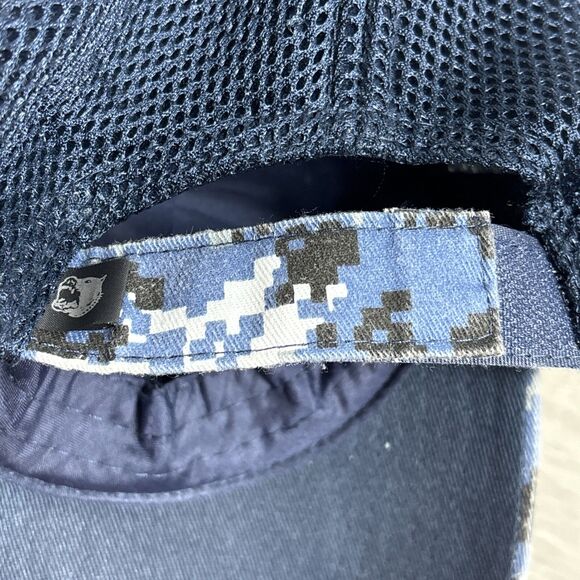 Blue American Flag Patch Adult Digital Camo Baseball Hat Cap Pit Bull Removable - Picture 4 of 10